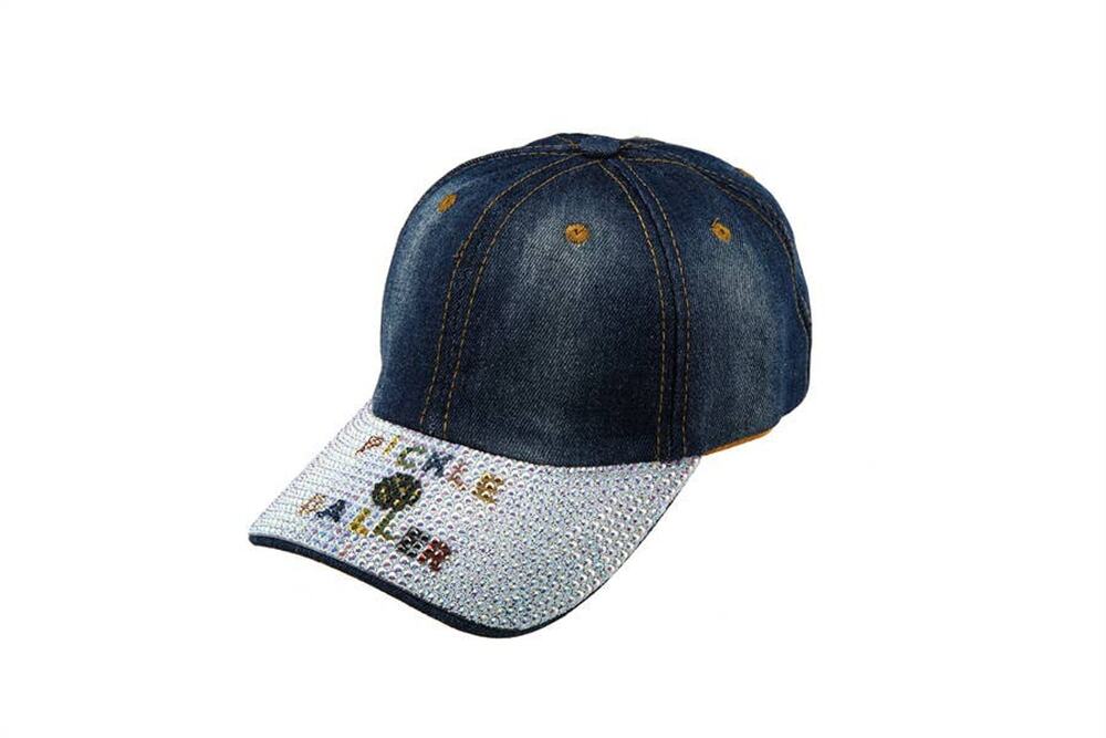 Pickle Baller Denim & Sparkles Baseball Cap